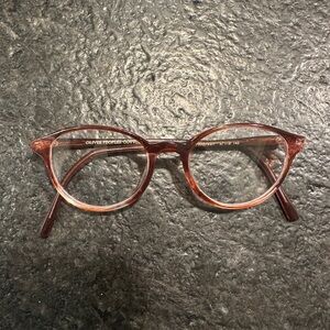 Oliver Peoples Red Glasses